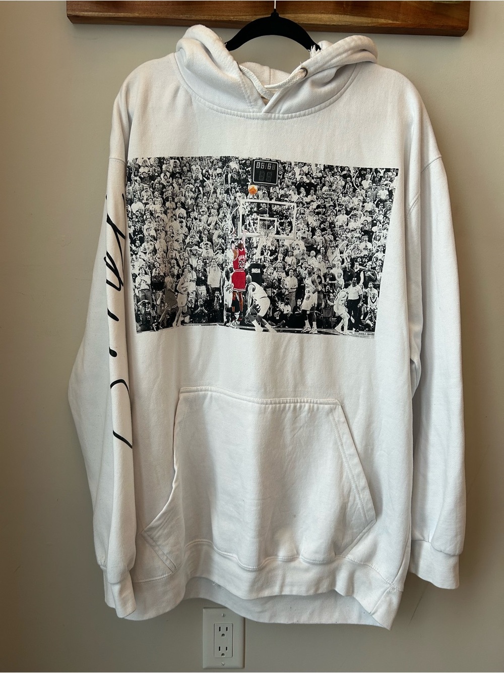 NBA Michael Jordan 23 Oversized Hoodie Chicago Bulls Streetwear XXL NBA official